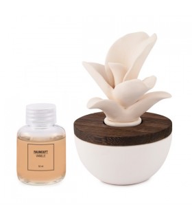 DIFFUSEUR PARFUM FLEUR VANILLE 9x6cm C3 DIFFUSEUR PARFUM FLEUR VANILLE 9x6cm C3
