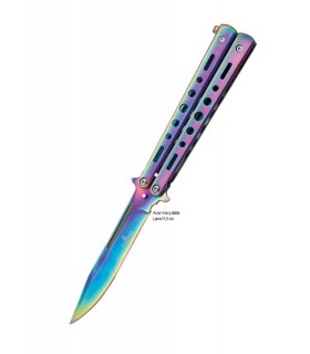 COUTEAU PAPILLON 10CM ACIER INOXYDABLE