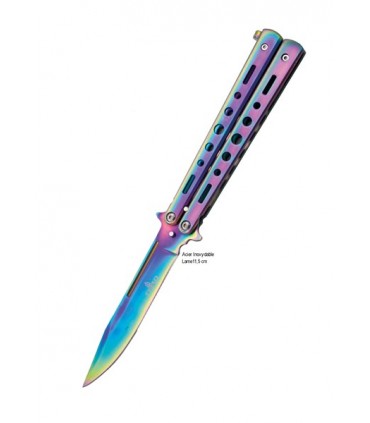 COUTEAU PAPILLON 10CM ACIER INOXYDABLE