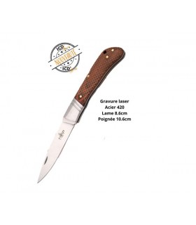 COUTEAU MANCHE BOIS L.19.2CM