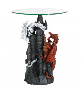 GUERIDON DRAGONS COULEUR CHATEAU 46X41DIAM.40 GUERIDON DRAGONS COULEUR CHATEAU 46X41DIAM.40