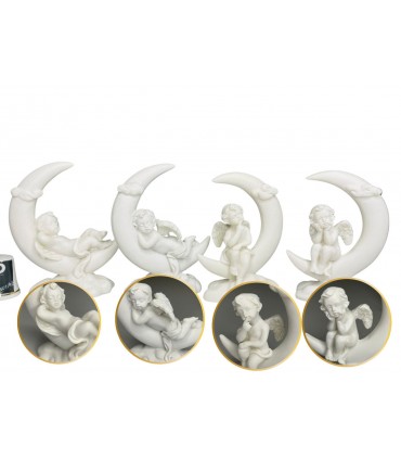 ANGE LUNE 6.8X3.8X9 SET DE 8 ASS