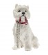 CHIEN WESTHIGHLAND TERRIER LAISSE 15X10X18
