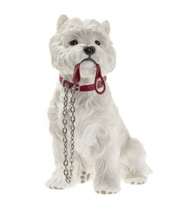 CHIEN WESTHIGHLAND TERRIER LAISSE 15X10X18