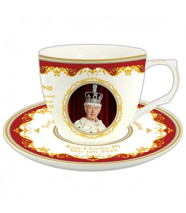 TASSE+SOUCOUPE ROI CHARLES III 200ML C2