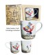 MUG OISEAU METAL 300ML SET DE 6