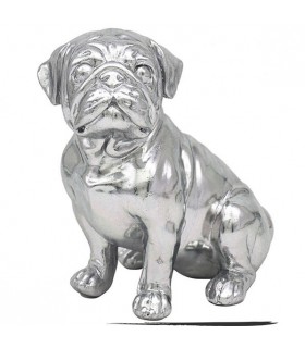 CHIEN CARLIN SILVER ART 18X11X19 CHIEN CARLIN SILVER ART 18X11X19