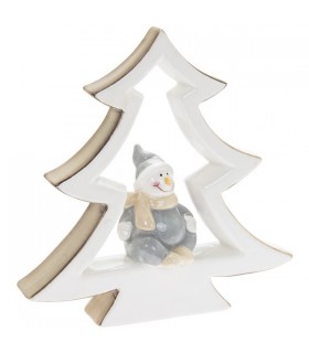 BONHOMME DE NEIGE DANS SAPIN 16.5x16.5 C2 BONHOMME DE NEIGE DANS SAPIN 16.5x16.5 C2