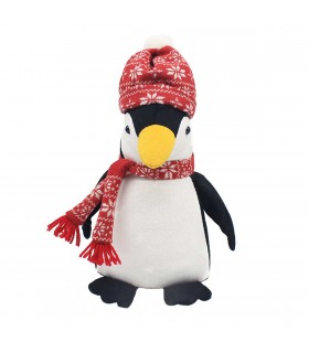 CALE PORTE PINGOUIN NOËL 29X20X47 CALE PORTE PINGOUIN NOËL 29X20X47