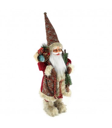 PERE NOËL RUSTIC H.65CM