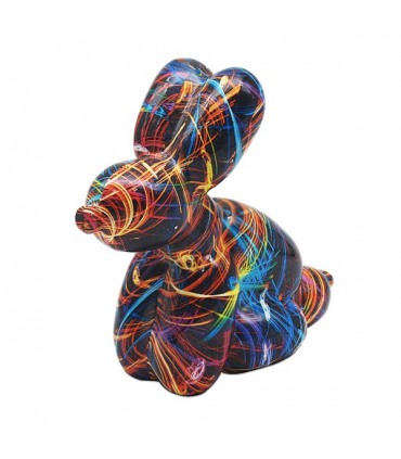 TIRELIRE LAPIN BALLON SUPERNOVA 20X7X16 C2