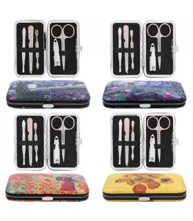 SET 12 NECESSAIRES MANUCURE ARTISTES ASS 12X8X3