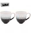MUG REACTIVE GLAZE 400ML SET DE 2 ASS