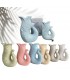 SET 6 VASES POISSONS 18X10X26 ASS