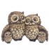 COUPLE CHOUETTES + PETITS 17X8X13 HOOTERS