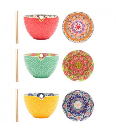 BOL CERAMIQUE TUSCANY+BAGUETTES 15X15X9 C6 ASS