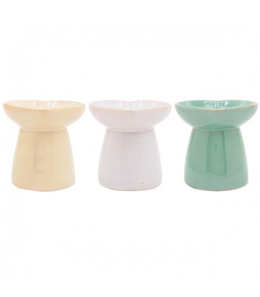 SET 3 BRULE PARFUM PASTEL COEURS 8X8X13 ASS