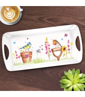 PLATEAU A CAKE GARDEN BIRDS C4 40X20 PLATEAU A CAKE GARDEN BIRDS C4 40X20