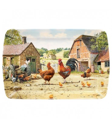 PLATEAU PM COQ/POULE C6 24X15