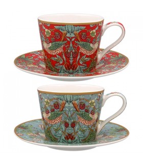 TASSE + SOUCOUPE 250ML STRAWBERRY THIEF SET DE 2 ASS TASSE + SOUCOUPE 250ML STRAWBERRY THIEF SET DE 2 ASS