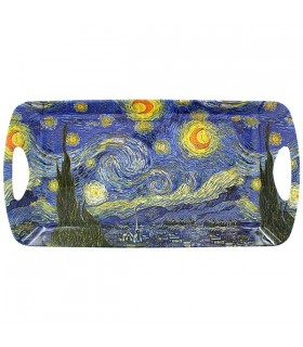 PLATEAU A CAKE VAN GOGH STARRY NIGHT C4 40X20