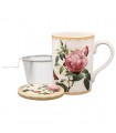 TISANIERE FILTRE REDOUTE ROSE 350ML C3