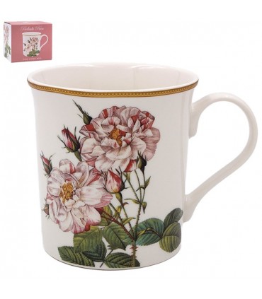 MUG REDOUTE ROSE 300ML SET DE 6