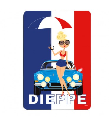 MAGNET RECTANGLE DELERUE 8X5.5CM