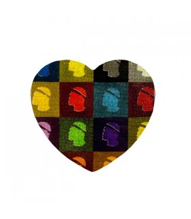 MAGNET COEUR PERSONNALISE 65X60 C100