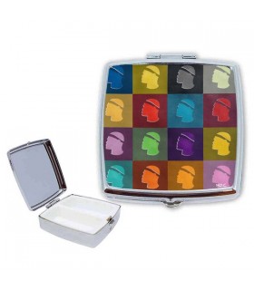 BOITE PILULES CARREE PERSONNALISEE 54X58X18 C100