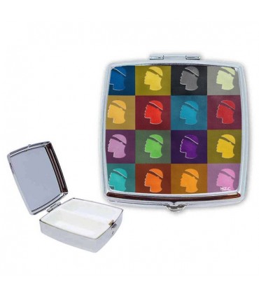 BOITE PILULES CARREE PERSONNALISEE 54X58X18 C100