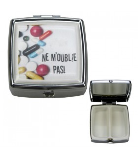 BOITE PILULES CARREE NE M'OUBLIE PAS C4 BOITE PILULES CARREE NE M'OUBLIE PAS C4