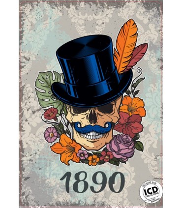 MAGNET RECT CRANE GENTLEMAN 9.5X6.5 C12