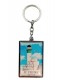 PORTE CLEFS RECTANGLE 1FACE PERSONNALISE 3X10CM