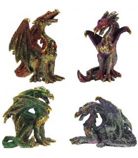 DRAGON COULEUR C4  H.8.5CM DRAGON COULEUR C4  H.8.5CM