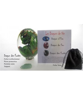 OEUF TRANSPARENT DRAGON DES FORETS 7.5X5.5 OEUF TRANSPARENT DRAGON DES FORETS 7.5X5.5