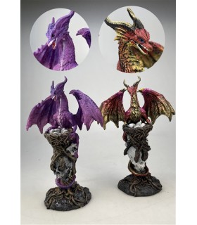 DRAGON GARDIEN OEUFS 16X9.5X22.5 SET DE 2 ASS DRAGON GARDIEN OEUFS 16X9.5X22.5 SET DE 2 ASS