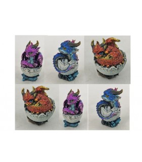 BEBE DRAGON OEUF 5X3.5X3.5 SET DE 6 ASS BEBE DRAGON OEUF 5X3.5X3.5 SET DE 6 ASS