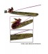 BRULE ENCENS DRAGON ROUGE 23.5X4.5X5 C3