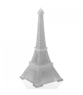 BOUGIE TOUR EIFFEL SILVER 70H 33X14.5X14.5