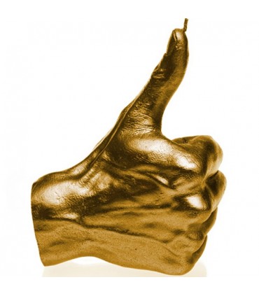 BOUGIE MAIN POUCE GOLD 30H 17.5X13X7