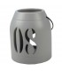 LANTERNE CERAMIQUE N°8 GRIS 12X12X14 C2