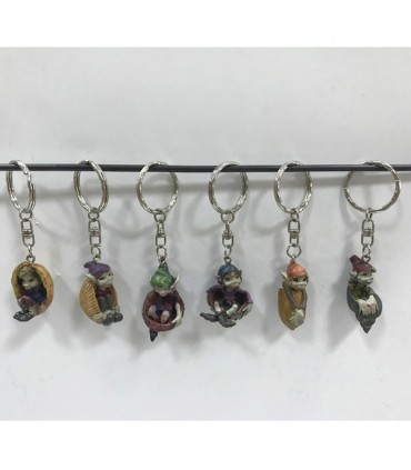 PORTE CLES PIXIES 3.5X3X5 SET DE 12 ASS