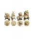 CHOUETTE ANIMAUX 6.3X5.7X10 SET DE 8 ASS