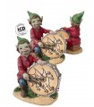 ELFE + TAMBOURIN 8.5X5.7X11 SET DE 2