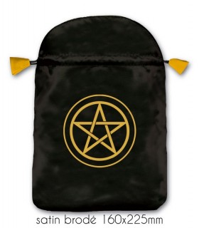 POCHETTE POUR TAROT SATIN "PENTACLE" POCHETTE POUR TAROT SATIN "PENTACLE"