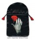 POCHETTE SATIN POUR JEU TAROT "ROSE HAND"