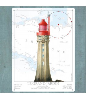 PLAQUE 30X40 LE GRAND JARDIN