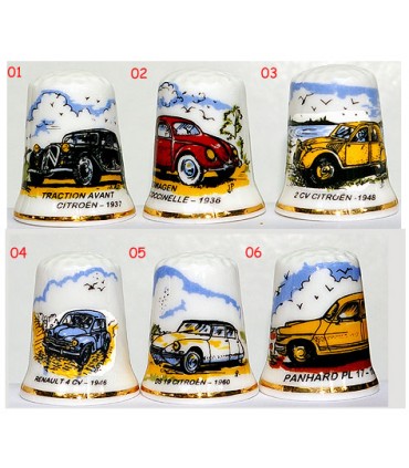 DE VOITURES DES ANNEES 60 6 MODELES ASSORTIS