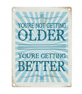PLAQUE 15X20 YOU'RE NOT GETTING OLDER C3